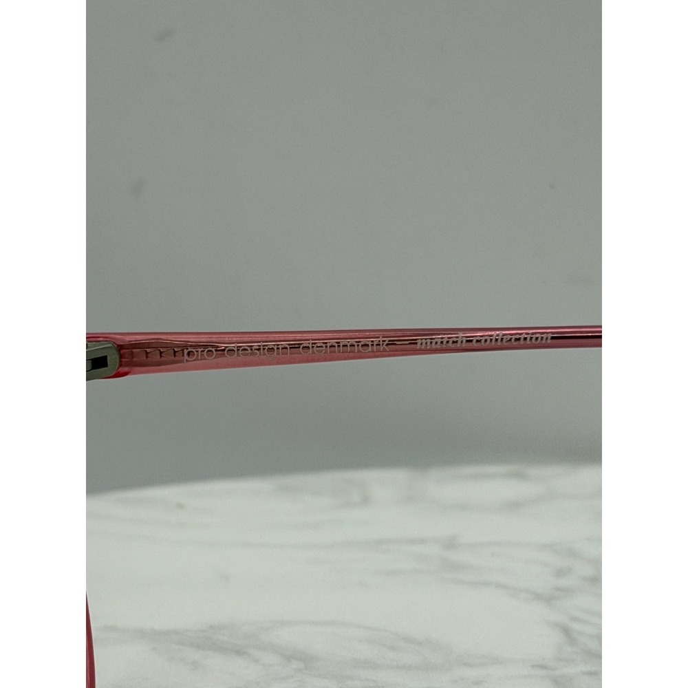 Pro Design Denmark Munich Collection Eyeglass Frames P-164A Pink 50-18-140 - Picture 3 of 7